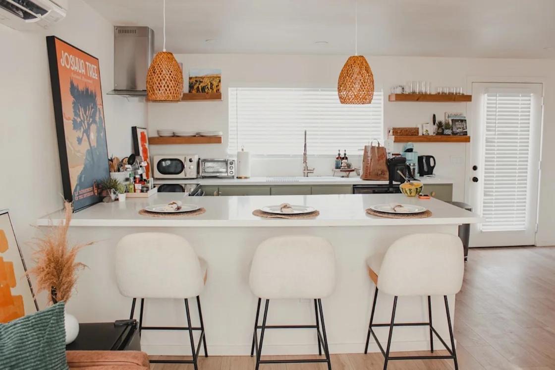 Serene Modern Home Backdoor With Great Wifi, Games, Movies, Patio Seating And Bbq Easy Access To North Joshua Tree National Park In 10 Minutes トウェンティナイン・パームズ エクステリア 写真
